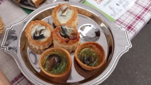 Bouchées au Roquefort et Croquilles à la Bourguignonne